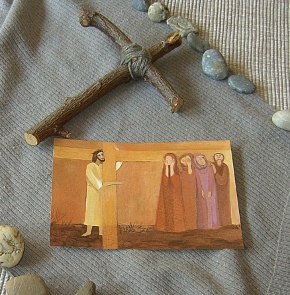 2. Station: Jesus nimmt das Kreuz auf seine Schultern